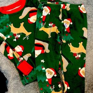 Carters Christmas Santa pajamas size 2t